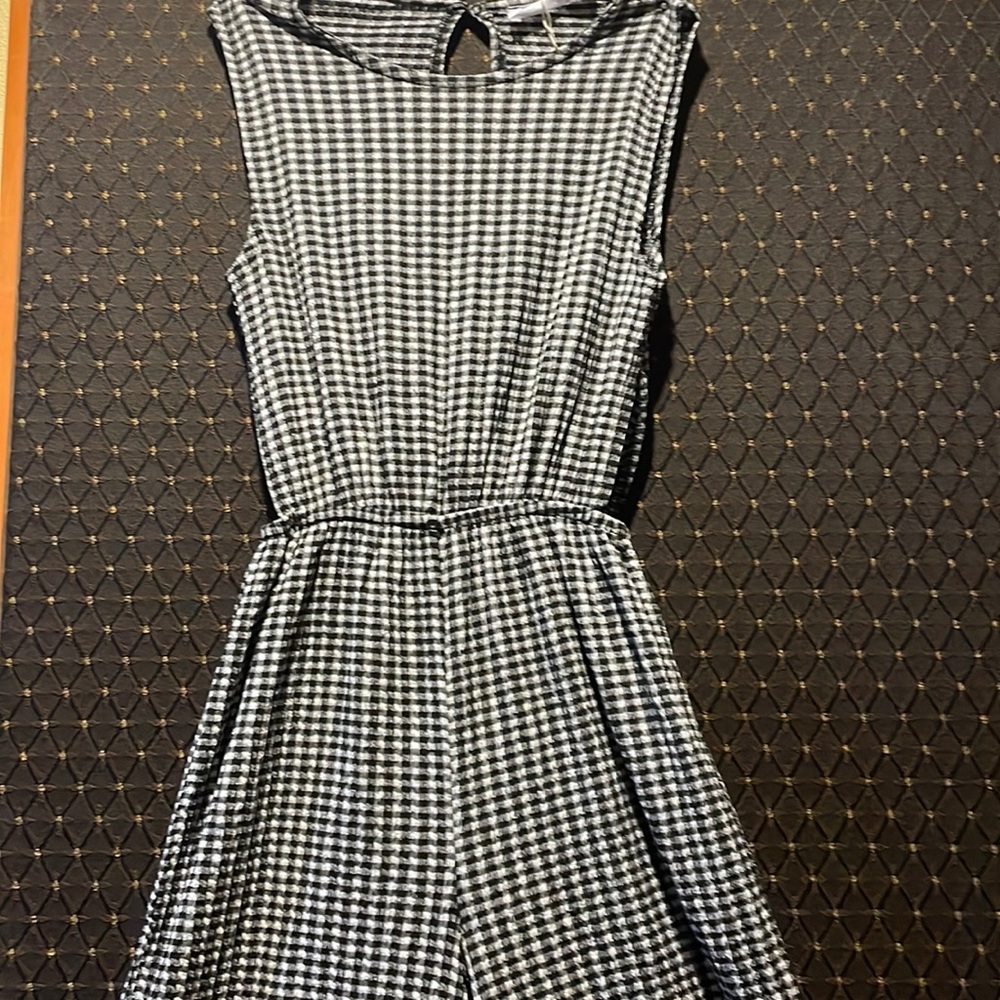 Plaid jumpsuit